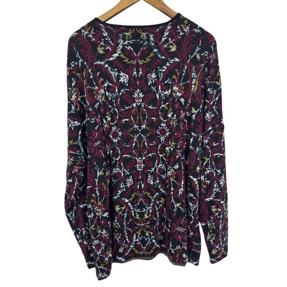 J. Jill Women's Geometric Long Sleeve Colorful Oversized Tunic Sweater Size XL - Picture 2 of 7